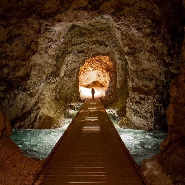 Mønsted limestone mine is located near Viborg.