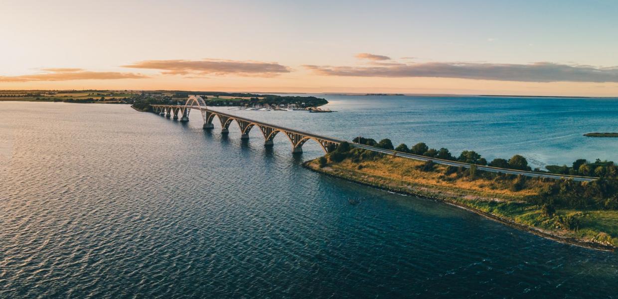 Queen Alexandrines Bridge between Sealand and Møn