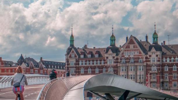 Copenhagen biking