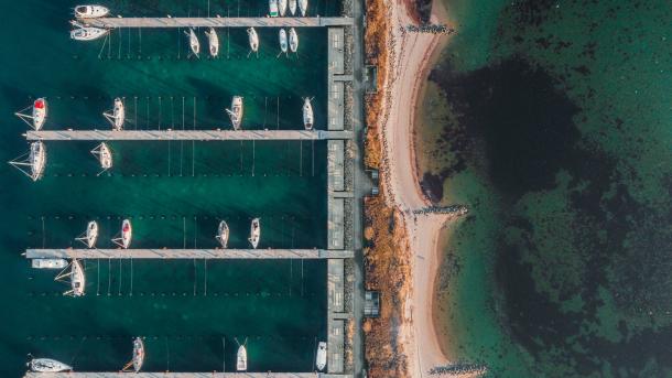 Bogense Harbour & Marina on Fyn 