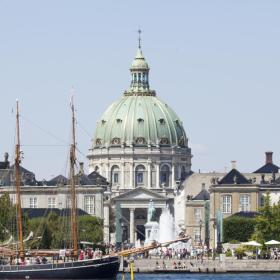 Copenhagen Amalie Garden Frederiks Church