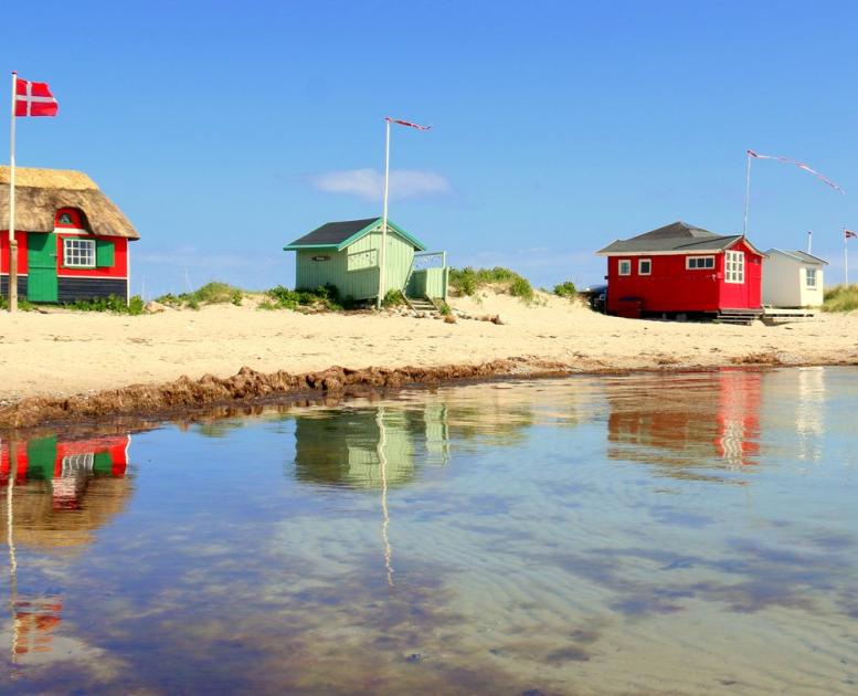 Beachhouses on Ærø, Fyn