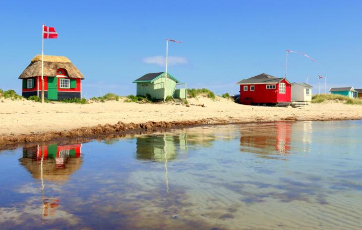 Beach huts Ærø